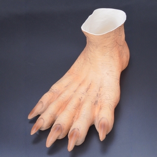 黑神话悟空天命人cos服饰猴脚乳胶模型可穿戴道具高还原仿猴脚鞋