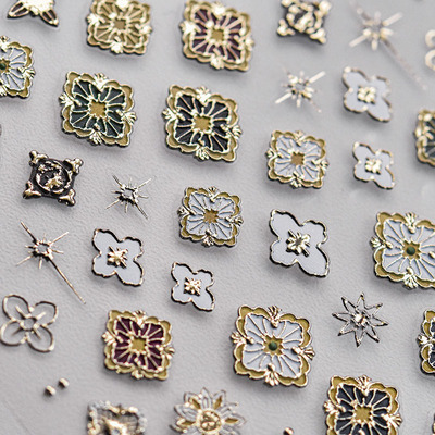 烫金波西米亚美甲贴纸tomoni装饰