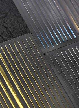 新烫金色镭射银色线条美甲贴纸tomoni爆款背胶指甲贴纸日系装饰品