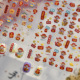 喜庆财神美甲贴纸2025新款 浮雕3d立体中国风新年春节指甲贴纸饰品