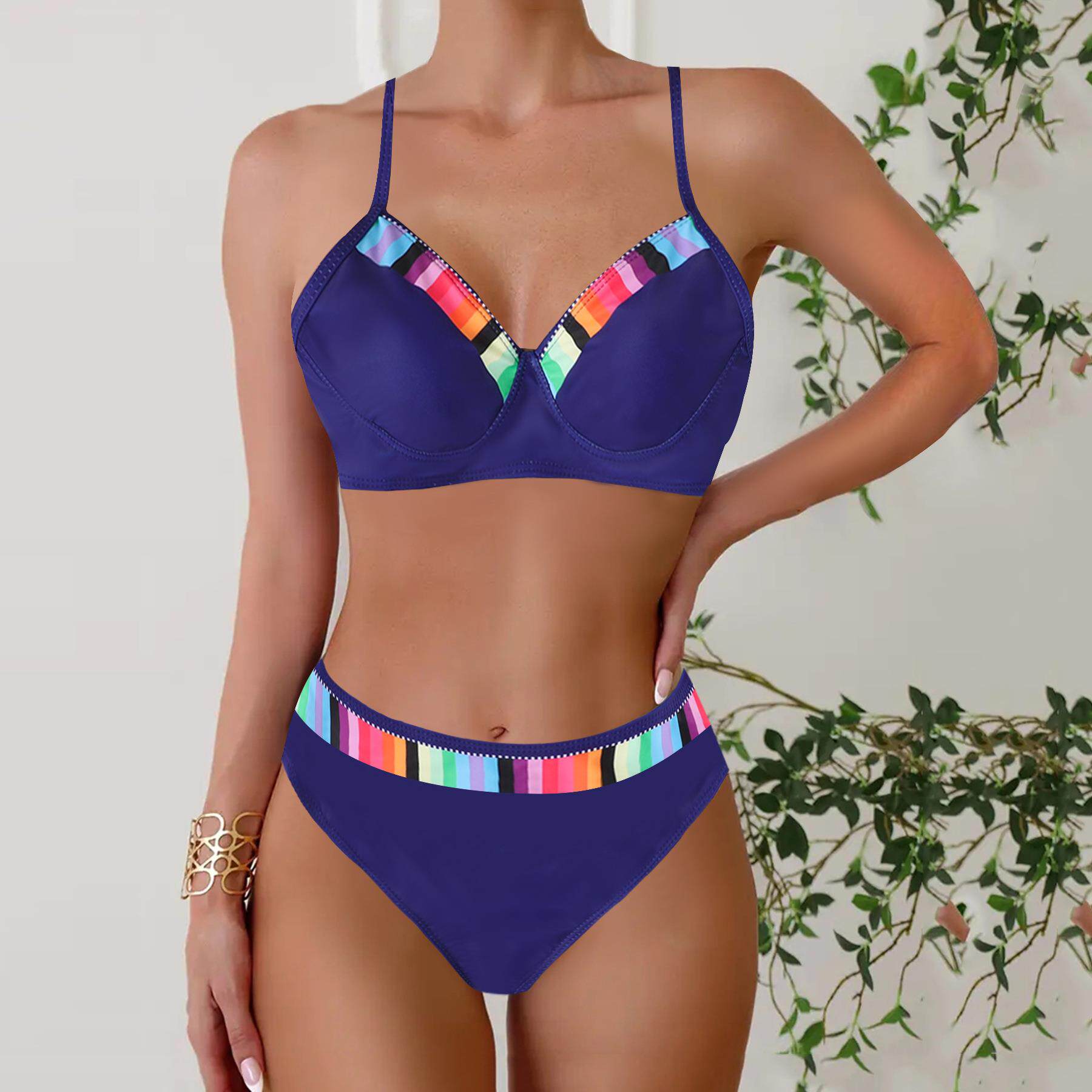 plus swimsuit size for boxer skirt swimsuit Two-piece women