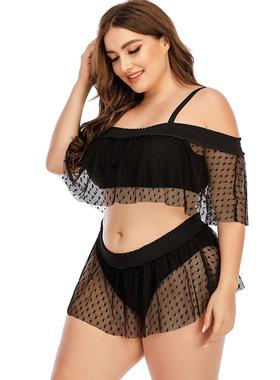 size large swimming women for swimsuit two-piece split