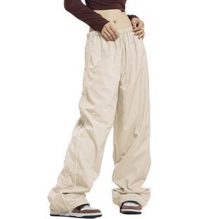 casual both sides waist elastic drawstrings Personalized