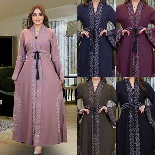 abaya dubai caftan cardigan femme robe dresses clothes