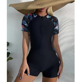long-sleeved swimsuit boxer suit women wetsuit surf