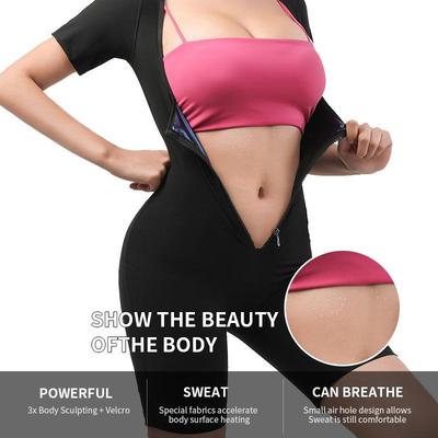 Fitness sweat-inducing jumpsuit for women hip-lifting