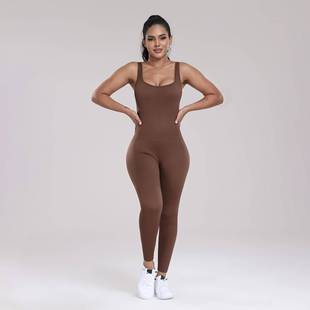 Yoga Outdoor Threaded Fitness Sports Bodysuit Seamless