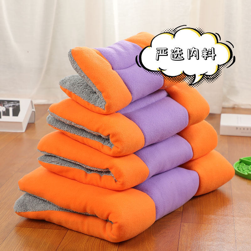 초대형 애완동물매트 두꺼워진 소형견 테디겨울용 면매트 둥지매트와 함께 양면사용 가능