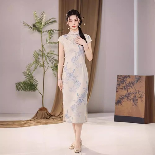 贝之韵春夏中国风优雅新中式旗袍