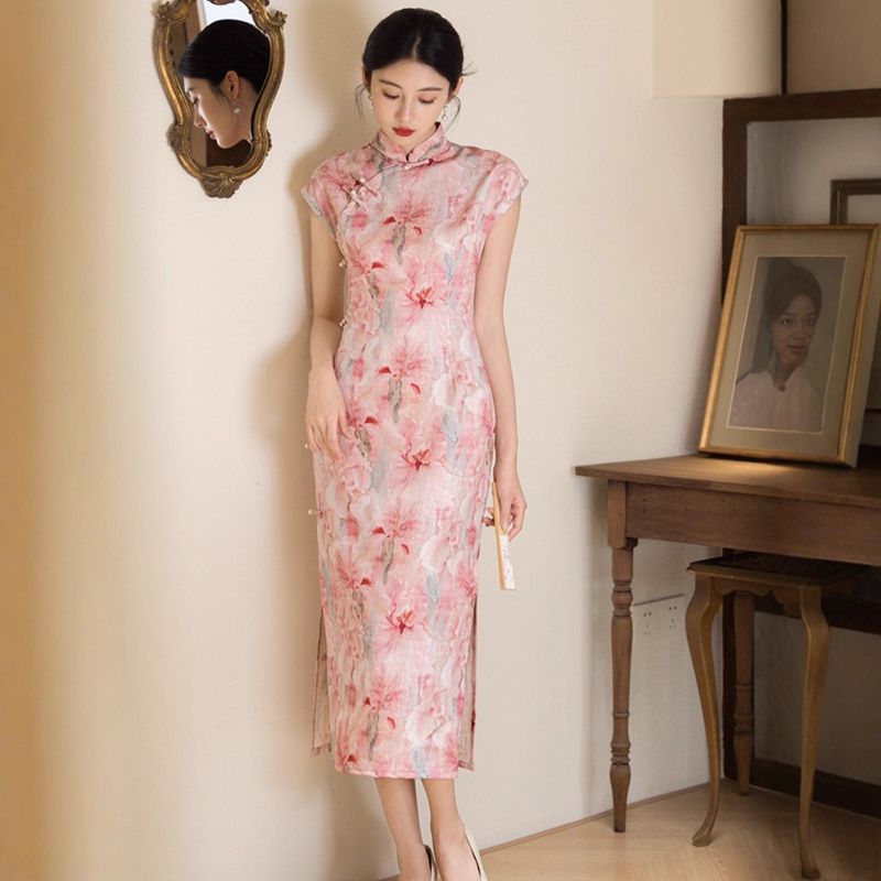 贝之韵优雅气质复古新中式旗袍女