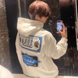 网图刺绣毛巾绣潮牌连帽卫衣W8093特P65，男装卫衣，星座1007（原301D）