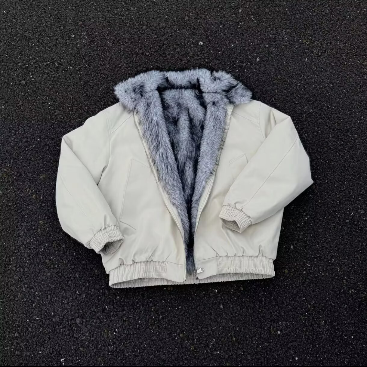 网图座山雕翻领毛领棉衣男女情侣宽松夹克棉服W8897-特P95，男装夹克，星座1007（原301D）