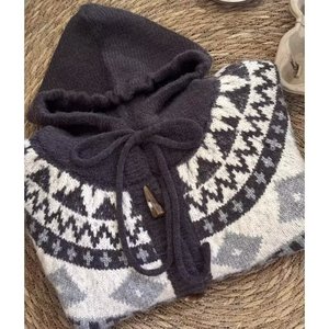 网图美式牛角扣开衫毛衣男情侣慵懒针织衫外套潮X062-特P60，男装针织衫/毛衣，星座1007（原301D）