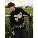 网图小羊费尔岛毛衣男款冬季保暖内搭针织衫慵毛线衣Y528-特P52，男装针织衫/毛衣，星座1007（原301D）