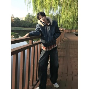 网图座山雕外套棉服男款冬季美式御寒保暖棉衣S5088-特P125图片