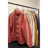 网图新中式风盘扣外套男棒球服三条杠运动开衫夹克YK991-特P58，男装夹克，星座1007（原301D）