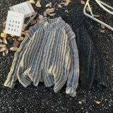网图日系复古条纹撞色毛衣男女MY859-特P50，男装针织衫/毛衣，星座1007（原301D）