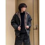 网图立领座山雕外套棉服男冬季加厚双面穿棉衣夹克YM503-特P105，男装夹克，星座1007（原301D）