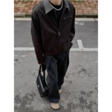 网图老钱风双面夹克外套男EJ9002-特P85，男装夹克，星座1007（原301D）