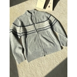 网图美式复古费尔岛提花立领拉链针织衫男秋毛衣YM06-特P60，男装针织衫/毛衣，星座1007（原301D）