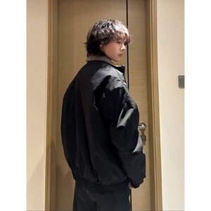 网图立领座山雕外套棉服男冬季加厚双面穿棉衣夹克YM503-特P105图片