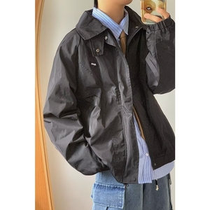 网图翻领外套男士老钱风春装夹克行政夹克AB174-特P65，男装夹克，星座1007（原301D）