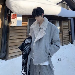 网图毛内胆派克棉服男女座山雕夹克冬季休闲短款外套S885-特P108图片