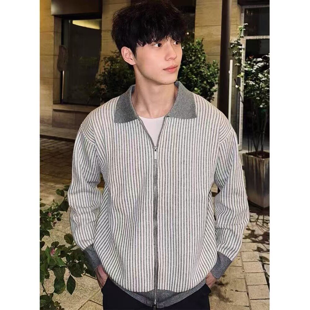 针织毛衣男开衫立领毛线衣男MC17-特p65,男装针织衫/毛衣,星座1007（原301D）