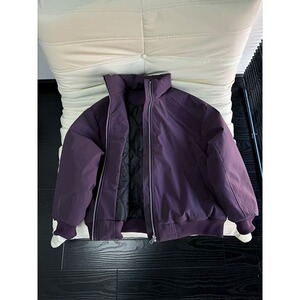 网图美式飞行夹克棉服男款冬季斜切外套加厚棉衣MY6049-特P72图片