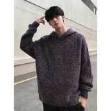 网图紫色美式毛绒针织卫衣男冬季连帽衫小香风外套YW249-特P65，女装短外套，星座1007（原301D）