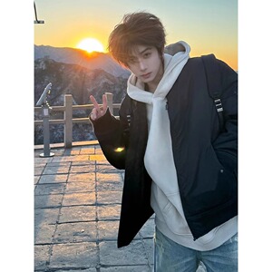 网图户外纯色冲锋衣棒球服男开衫夹克外套WT5043-特P68图片