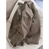 秋冬美式水洗帆布外套男立领做旧工装休闲夹克JJ962-特P70，男装夹克，星座1007（原301D）