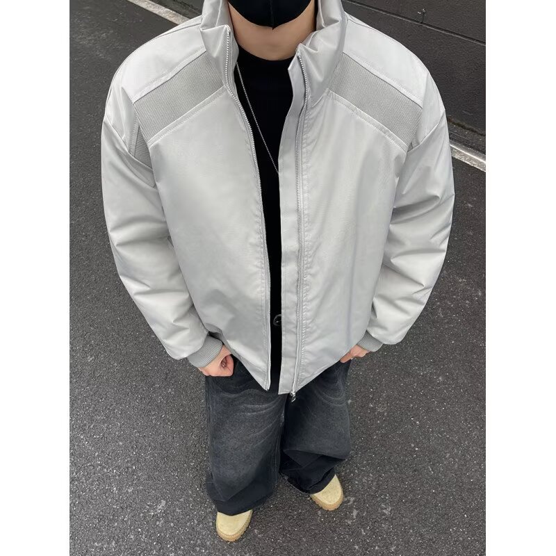 网图美式棉服男款冬季加厚棉衣外套立领夹克棒球服MY6049-特P72，男装夹克，星座1007（原301D）