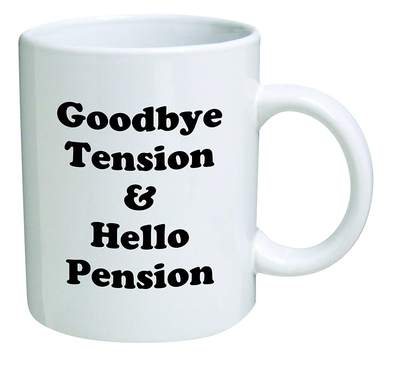 ins趣味goodbye tension hello pension陶瓷咖啡牛奶马克茶水杯