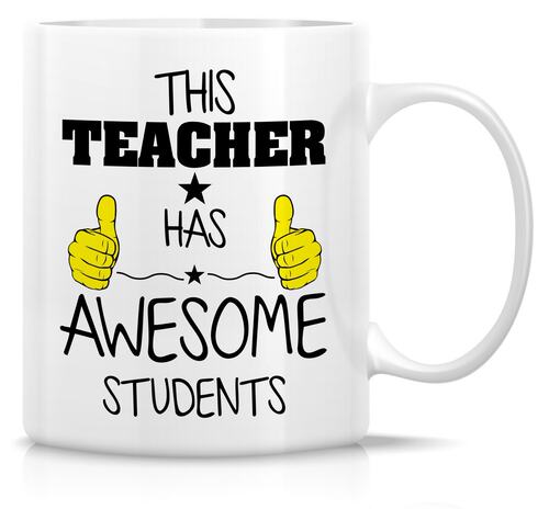 新款抖音ins网红趣味Teacher老教师陶瓷咖啡牛奶马克茶水杯礼物