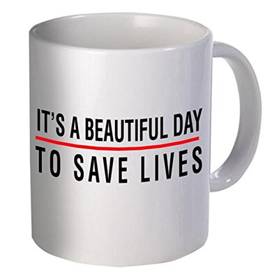 It's A Beautiful Day To Save Lives马克杯简约咖啡杯包邮茶杯