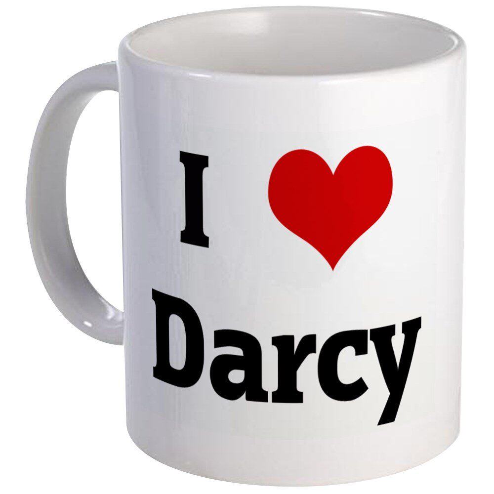 2018 爆款I Love Darcy趣味马克杯甜蜜咖啡杯包邮茶杯 个性化定制