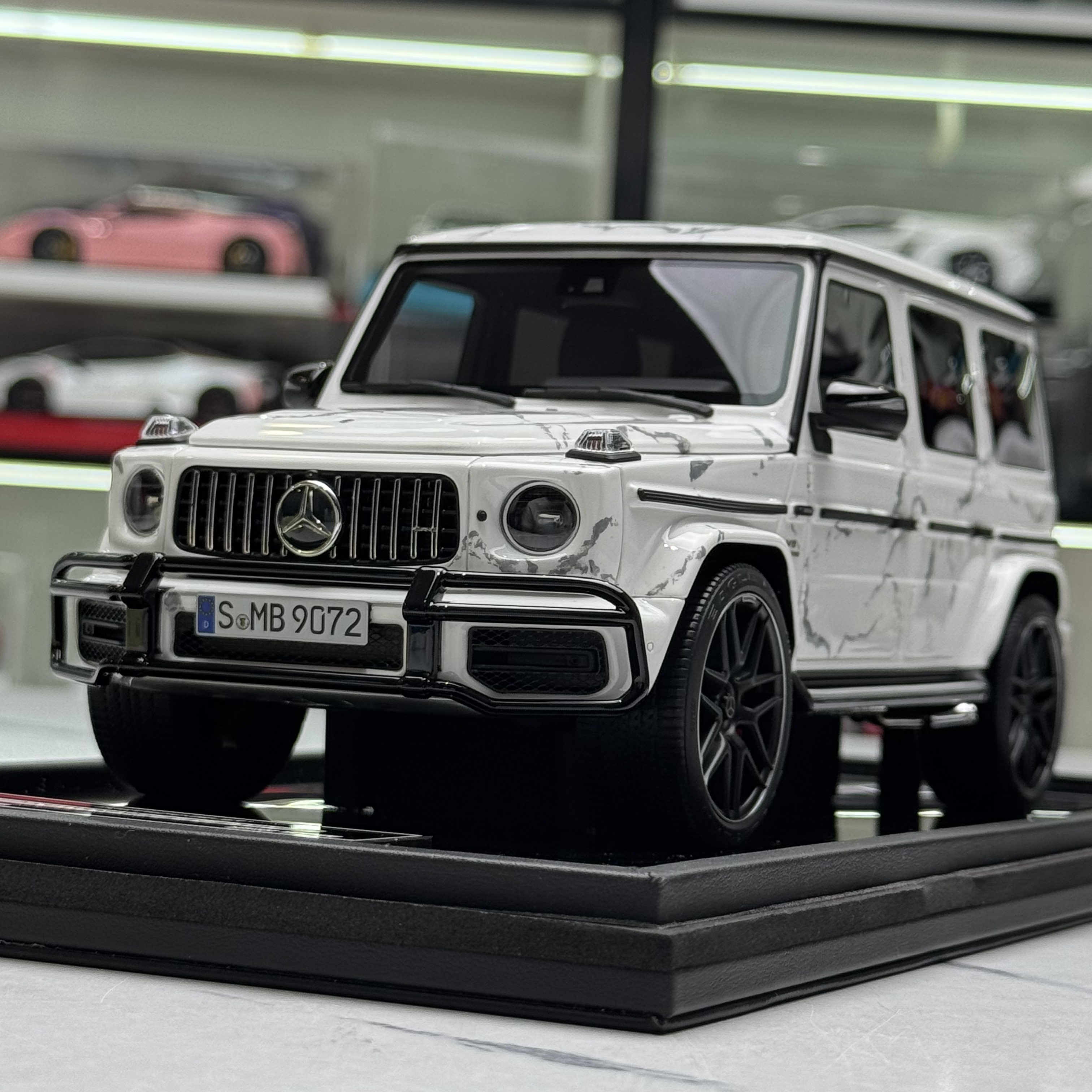 MH 奔驰大G G63 AMG限量版仿真树脂汽车模型摆件1 18 全新现货