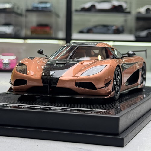 VMB 1/18 柯尼塞格Agera RS 台北金 限量版树脂密封汽车模型