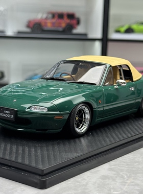 IG马自达MX5 Eunos Roadster NA树脂1:18仿真汽车模型收藏限量