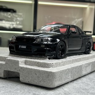 MOTORHELIX 1/18 尼桑GT-R (NISMO）R34  Skyline  合金汽车模型