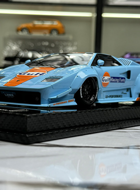 Vip Scale 1:18 LB 兰博基尼 Countach 海湾石油涂装树脂汽车模型