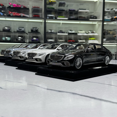 现货 HH Model 1:18 奔驰S65L AMG W222 梅赛德斯 树脂汽车模型