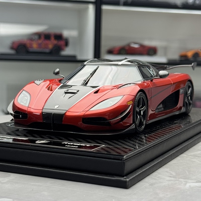 Frontiart 1:18 柯尼塞格 Agera R 红色款树脂车模 收藏摆件