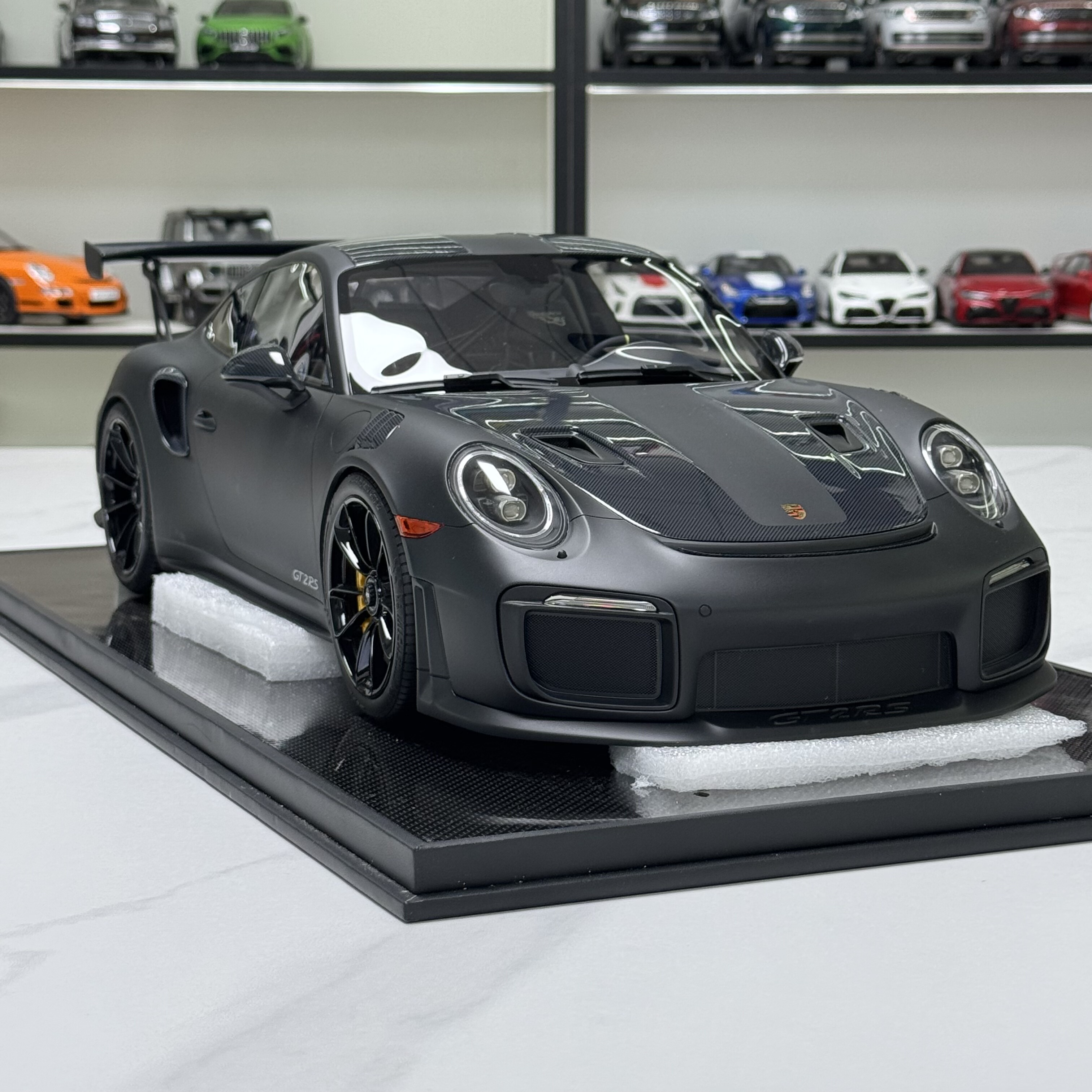 DM 1/8 保时捷Porsche 911 GT2RS限量版收藏模型办公室摆件