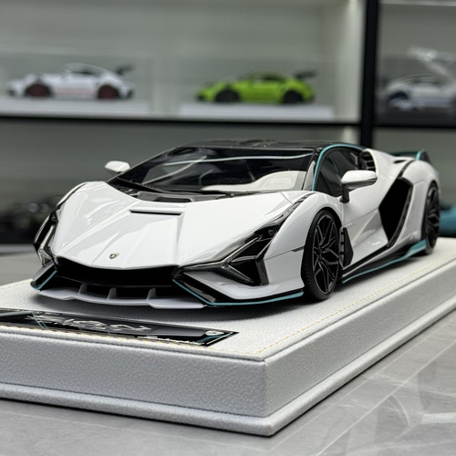 HH Model 兰博基尼Sian FKP 37树脂汽车模型1:18收藏品摆件仿真