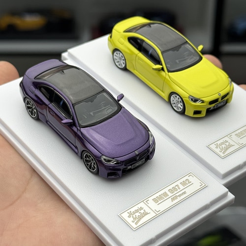 现货 Howie Model 1:64 宝马M2 第2代Mk2 G87 仿真合金汽车模型