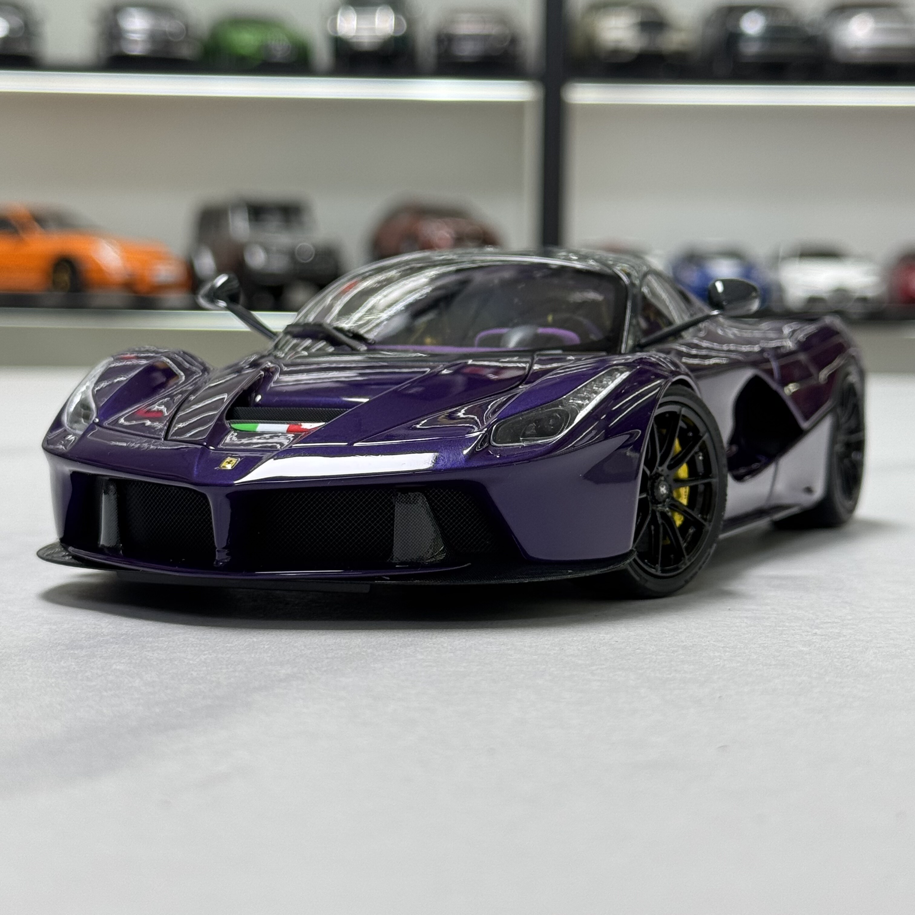BBR 1:18 法拉利 拉法 Laferrari 迪拜紫 合金全开汽车模型