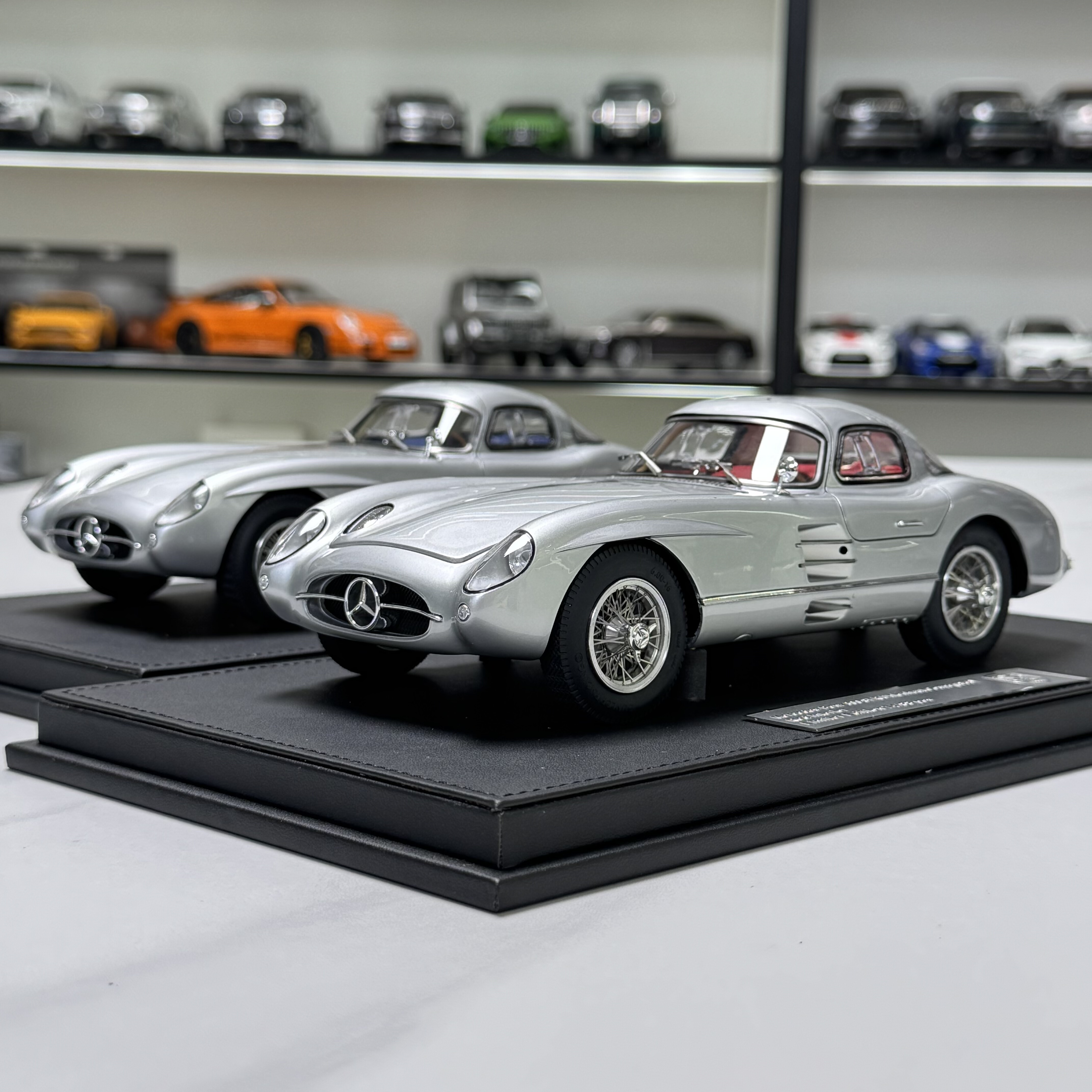 原厂1:18 梅赛德斯 奔驰 300 SLR COUPE 乌伦豪特1955树脂汽车模