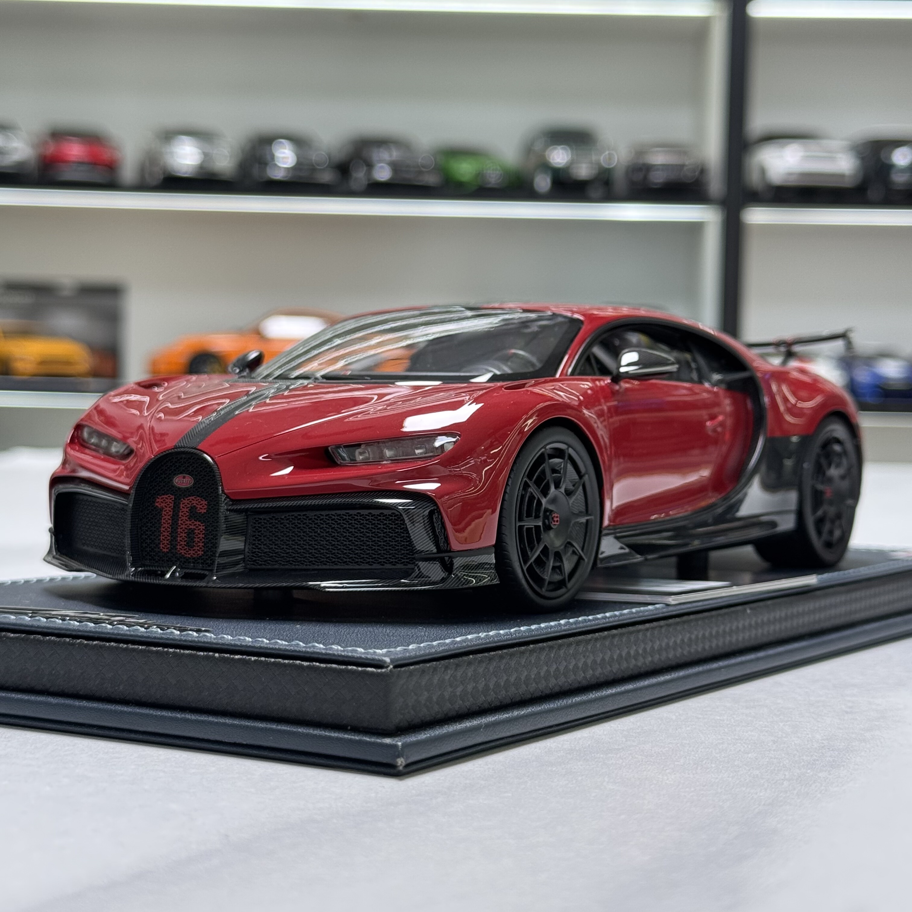 MR 1:18 布加迪Bugatti Chiron Pur Sport 限量版 树脂汽车模型
